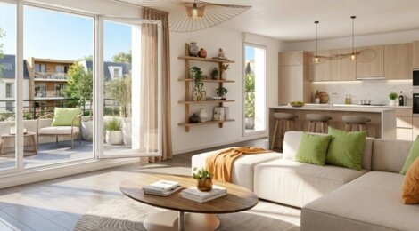 Programme immobilier neuf Le Domaine des Roses - Préaux à une vingtaine de minutes de Rouen (76160) - Référence : 16257