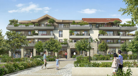 Programme immobilier neuf Villa Geneva - Bat F-G1-G2 - Prévessin-Moëns résidence élégante à proximité immédiate de Genève (01280) - Référence : 17566