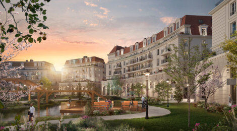 Programme immobilier neuf Parc des Bergères - Puteaux à deux pas de La Défense (92800) - Référence : 16216