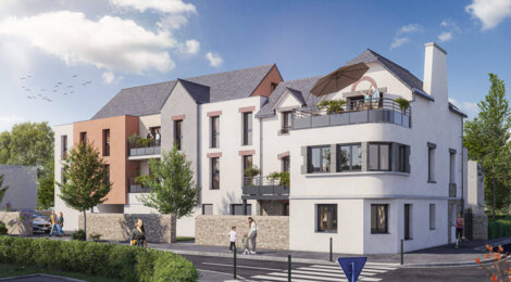 Programme immobilier neuf PORT HALIGUEN - QUIBERON - Quiberon : Appartements T2–T4 avec terrasses, parking et proximité plage Porigo (56170) - Référence : 14553
