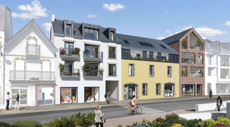 Programme immobilier neuf Coeur Maria -  Quiberon : villas et appartements neufs du 2 au 5 pièces face mer et centre-ville (56170) - Référence : 16933