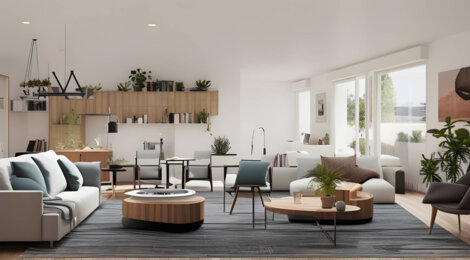 Programme immobilier neuf Coeur Maria -  Quiberon : villas et appartements neufs du 2 au 5 pièces face mer et centre-ville (56170) - Référence : 16933