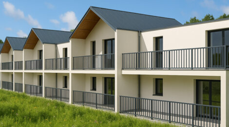 Programme immobilier neuf LES TERRASSES DU VALLON - Bat B - Quimper résidence calme à 6 minutes du centre-ville (29000) - Référence : 17746