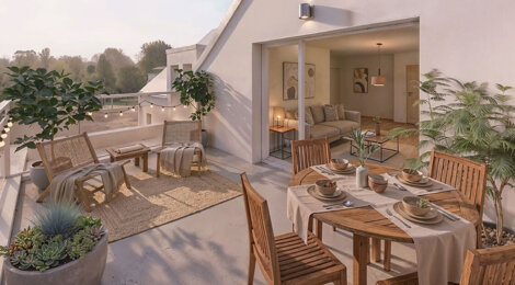 Programme immobilier neuf LES TERRASSES DE LINEOSTIC - Quimper résidence verdoyante dans le quartier Linéostic (29000) - Référence : 17798