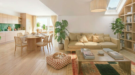 Programme immobilier neuf LES TERRASSES DE LINEOSTIC - Quimper résidence verdoyante dans le quartier Linéostic (29000) - Référence : 17798