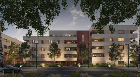 Programme immobilier neuf PATIO ROSA - Reichstett : appartements neufs T2–T5 proche du cœur de ville et des bus 74, 76 (67116) - Référence : 15880