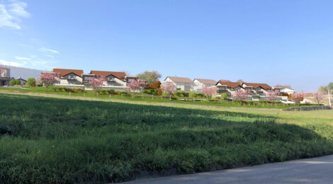 Programme immobilier neuf LE CHATENAY - Reignier-Esery : Appartements T2–T4 avec terrasses, balcons et isolation haute performance au pied du Club de Golf (74930) - Référence : 4658