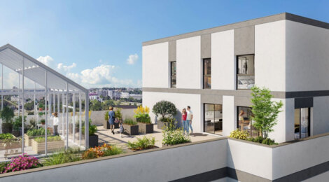 Programme immobilier neuf AROMATIQUE -  Rennes : 26 appartements neufs du 2 au 4 pièces en quartier Baud Chardonnet (35000) - Référence : 14906