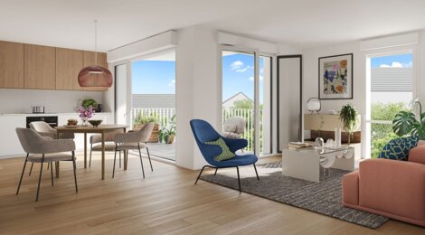 Programme immobilier neuf Eclat - Rennes : 32 appartements neufs T1–T4 dans le quartier Thabor - Saint Hélier (35000) - Référence : 15903
