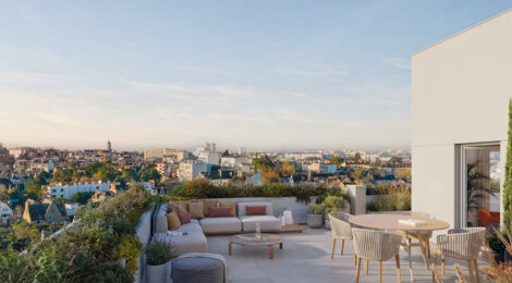 Programme immobilier neuf JARDINS DE BABYLONE - Rennes à deux pas du parc du Thabor et Prairies Saint-Martin (35000) - Référence : 13987