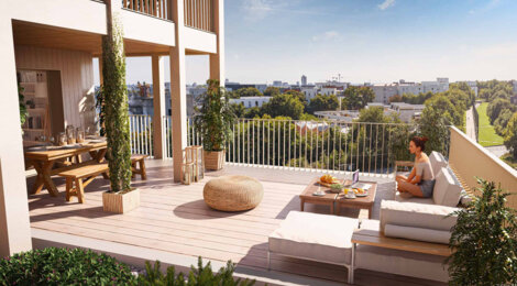 Programme immobilier neuf ARBORETUM DE QUINCE - Rennes : appartements et maisons neuves du 2 au 5 pièces proche du parc de Quincé (35000) - Référence : 15066