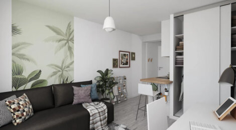 Programme immobilier neuf NEOS - Rennes : appartements neufs du studio au 3 pièces à 5 min du métro Cleunay (35000) - Référence : 15185