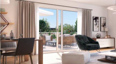 Programme immobilier neuf Le Green - Rennes : appartements neufs du studio au 4 pièces avec vue sur le parc (35000) - Référence : 15103