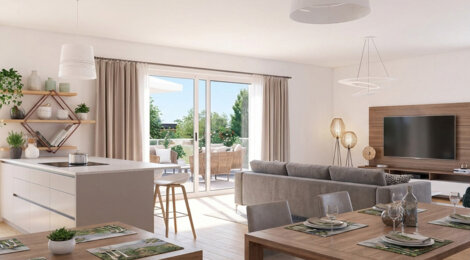 Programme immobilier neuf Le Green - Rennes : appartements neufs du studio au 4 pièces avec vue sur le parc (35000) - Référence : 15103