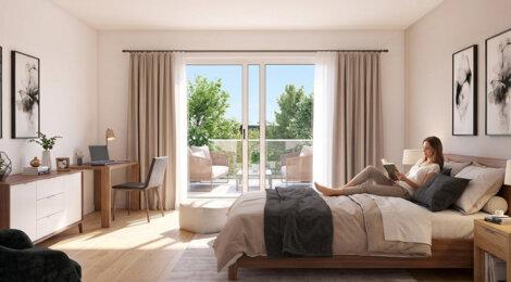 Programme immobilier neuf Le Green - Rennes : appartements neufs du studio au 4 pièces avec vue sur le parc (35000) - Référence : 15103