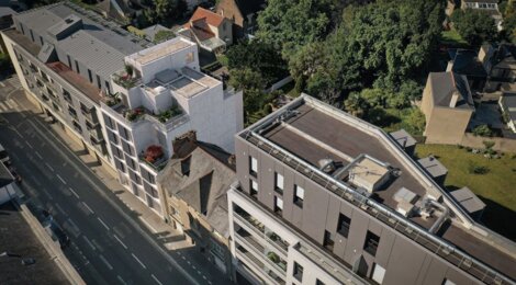 Programme immobilier neuf REFLET - Rennes : Appartements studio–T4 avec terrasses, domotique et luminosité au cœur du quartier Sévigné Fougères (35000) - Référence : 9769