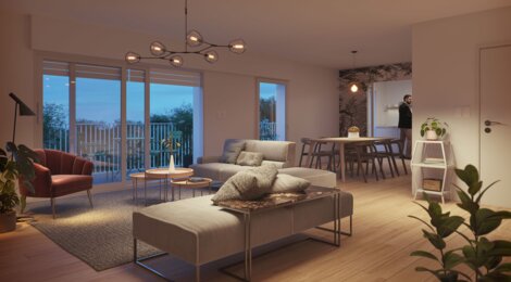 Programme immobilier neuf REFLET - Rennes : Appartements studio–T4 avec terrasses, domotique et luminosité au cœur du quartier Sévigné Fougères (35000) - Référence : 9769