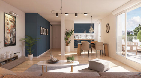 Programme immobilier neuf Résidence Alba - Rennes : Appartements studio–T4 avec terrasses, parking sécurisé et proximité quartier Jeanne d’Arc (35000) - Référence : 14762