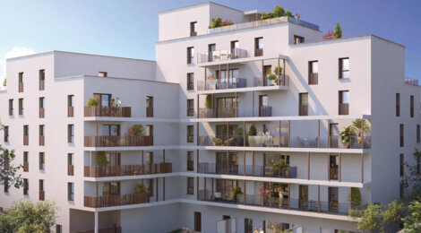 Programme immobilier neuf Résidence Alba - Rennes : Appartements studio–T4 avec terrasses, parking sécurisé et proximité quartier Jeanne d’Arc (35000) - Référence : 14762
