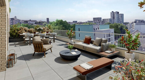 Programme immobilier neuf Kalia - Rennes : Appartements studio–T5 avec terrasses, parking sécurisé et proximité Métro A et Place des Lices (35000) - Référence : 14725