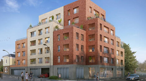 Programme immobilier neuf Kalia - Rennes : Appartements studio–T5 avec terrasses, parking sécurisé et proximité Métro A et Place des Lices (35000) - Référence : 14725