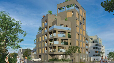 Programme immobilier neuf TRENDY - TVA 20% - Rennes : Appartements studio–T5 avec terrasses, parking sécurisé et proximité métro et parc des Gayeulles (35000) - Référence : 14671