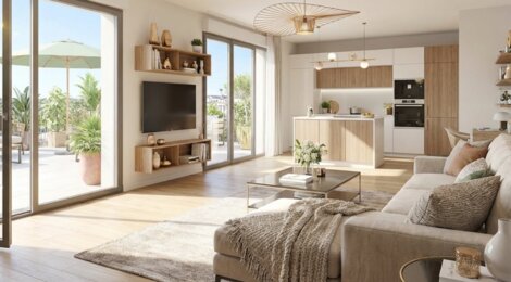 Programme immobilier neuf PALOMA - Rennes : Appartements studio–T5 avec terrasses, salles de bain équipées et parking dans le secteur Saint-Hélier (35000) - Référence : 14261