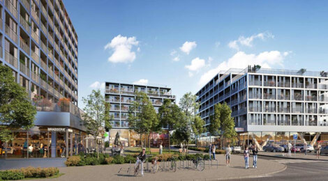 Programme immobilier neuf L'ESPLANADE - Rennes : Appartements T2–T4 avec terrasses, balcons et bornes électriques dans le quartier Le Landry (35000) - Référence : 14217