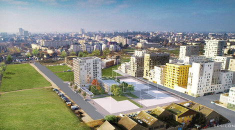 Programme immobilier neuf IKONE - Rennes : Appartements T2–T5 avec loggias, jardin paysager et proximité centre-ville (35000) - Référence : 11133