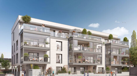 Programme immobilier neuf Le Parc Sainte-Sophie - Rennes : Appartements T2–T5 et maisons d’architecte avec terrasses, jardins privatifs et proximité centre-ville (35000) - Référence : 14796