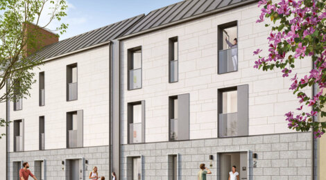 Programme immobilier neuf Le Parc Sainte-Sophie - Rennes : Appartements T2–T5 et maisons d’architecte avec terrasses, jardins privatifs et proximité centre-ville (35000) - Référence : 14796