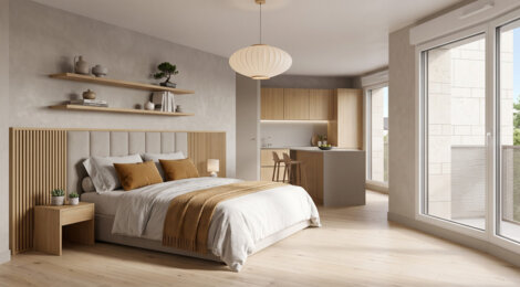 Programme immobilier neuf Le Parc Sainte-Sophie - Rennes : Appartements T2–T5 et maisons d’architecte avec terrasses, jardins privatifs et proximité centre-ville (35000) - Référence : 14796