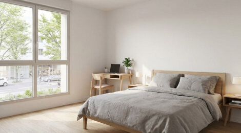Programme immobilier neuf L’OASIS - Rennes Baud Chardonnet cadre naturel avec logements variés et extérieurs (35000) - Référence : 15201
