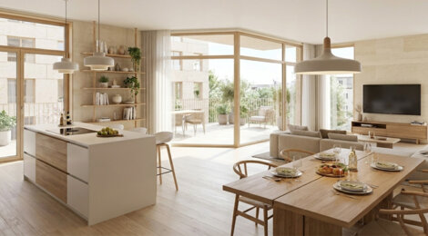 Programme immobilier neuf 3 ALMA - Rennes EuroRennes, appartements 1 et 2 pièces près de la gare (35000) - Référence : 17600