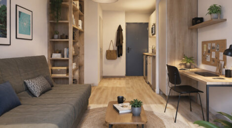 Programme immobilier neuf My Campus Rennes Baud Chardonnet - Rennes investir en résidence étudiante à Baud-Chardonnet (35000) - Référence : 17702