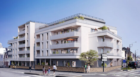 Programme immobilier neuf EPICURE - Rennes : maisons et appartements neufs du 2 au 5 pièces au carrefour des Quatre Banques (35000) - Référence : 11296