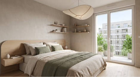 Programme immobilier neuf EPICURE - Rennes : maisons et appartements neufs du 2 au 5 pièces au carrefour des Quatre Banques (35000) - Référence : 11296