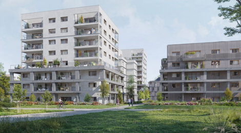 Programme immobilier neuf FLÂNERIE SAINT-MARTIN - Rennes quartier Saint-Martin, résidence contemporaine au nord du centre-ville (35000) - Référence : 15208