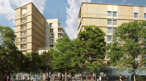 Programme immobilier neuf FLORÈS - Rennes, résidence avec extérieurs à 6 minutes du métro B (35000) - Référence : 17677
