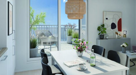 Programme immobilier neuf ENVY BOULEVARD DE STRASBOURG - Rennes : résidence co-living du studio au 2 pièces proche parc Oberthür (35000) - Référence : 15186