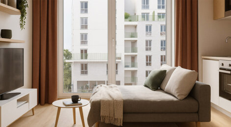 Programme immobilier neuf KLEEZI | ALMA - JACQUES CARTIER - Rennes résidence étudiante proche centre et campus (35000) - Référence : 15205