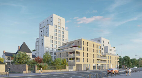Programme immobilier neuf KLEEZI | LOUIS GUILLOUX - Rennes résidence étudiante proche centre et Mail (35000) - Référence : 15203