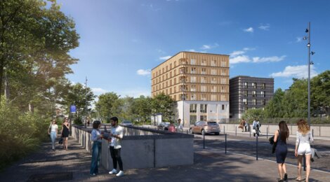 Programme immobilier neuf MY CAMPUS CHATEAUBRIAND - Rennes : résidence étudiante proche métro Joliot-Curie et Chateaubriand (35000) - Référence : 15190