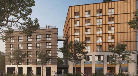 Programme immobilier neuf MY CAMPUS CHATEAUBRIAND - Rennes : résidence étudiante proche métro Joliot-Curie et Chateaubriand (35000) - Référence : 15190
