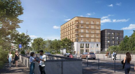 Programme immobilier neuf MY CAMPUS CHATEAUBRIAND - Rennes : résidence étudiante proche métro Joliot-Curie et Chateaubriand (35000) - Référence : 15190