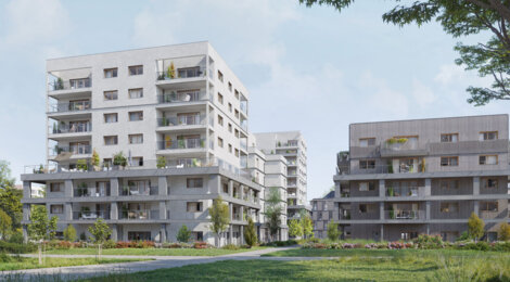 Programme immobilier neuf Flanerie - Rennes résidence verdoyante proche canal et centre-ville (35000) - Référence : 17817