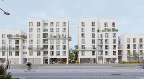 Programme immobilier neuf THE LINE - Rennes Sud-Gare proche à pied du métro Clémenceau (35000) - Référence : 15206