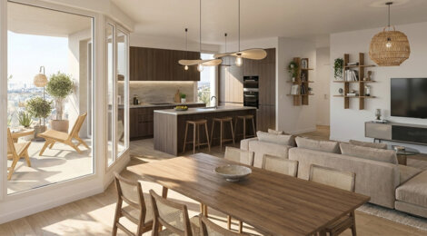 Programme immobilier neuf LUMIERES - Rennes, une résidence moderne proche métro A et université Rennes 2 (35000) - Référence : 17604