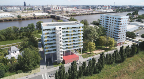 Programme immobilier neuf Piloti - Rezé proche de la Loire au pied de l’Île de Nantes (44400) - Référence : 11149