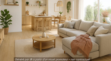Programme immobilier neuf ESPRIT FAUBOURG - Rezé quartier Pont-Rousseau près des tramways 2 et 3 (44400) - Référence : 15575